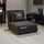 Crash Pad Jr Foldable Z Bed Mattress and Gaming Chair - Black