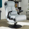 Deluxe 4.1 Audio Fabric Console Gaming Chair - Silver
