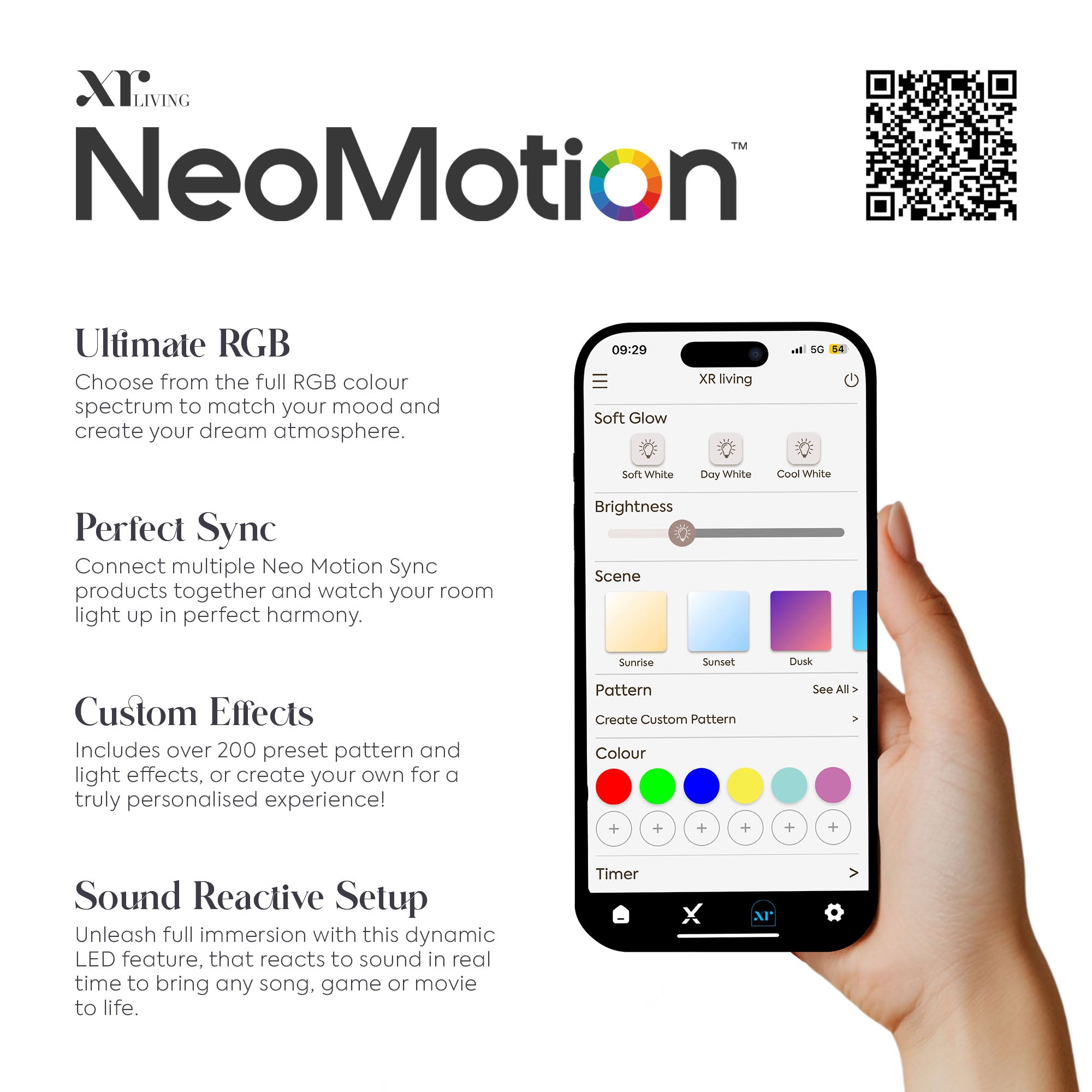 Denver LED High Sleeper Double Bunk Bed with Desk - Oak / Black RGB