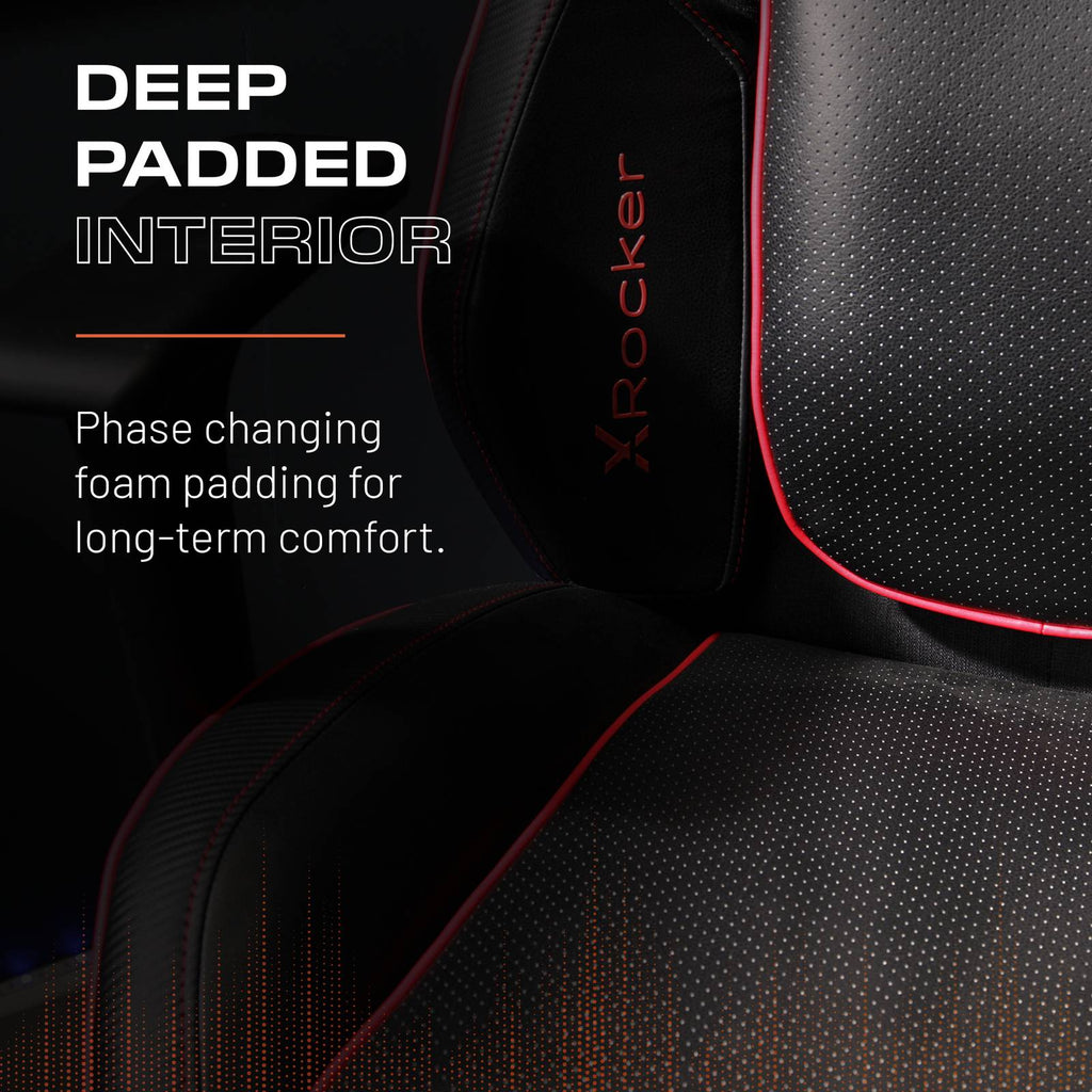 Drogon Ergonomic PC Office Gaming Chair - Black / Red