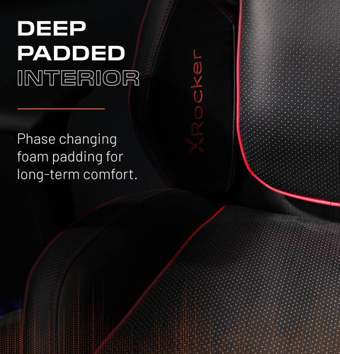 Drogon Ergonomic PC Office Gaming Chair - Black / Red