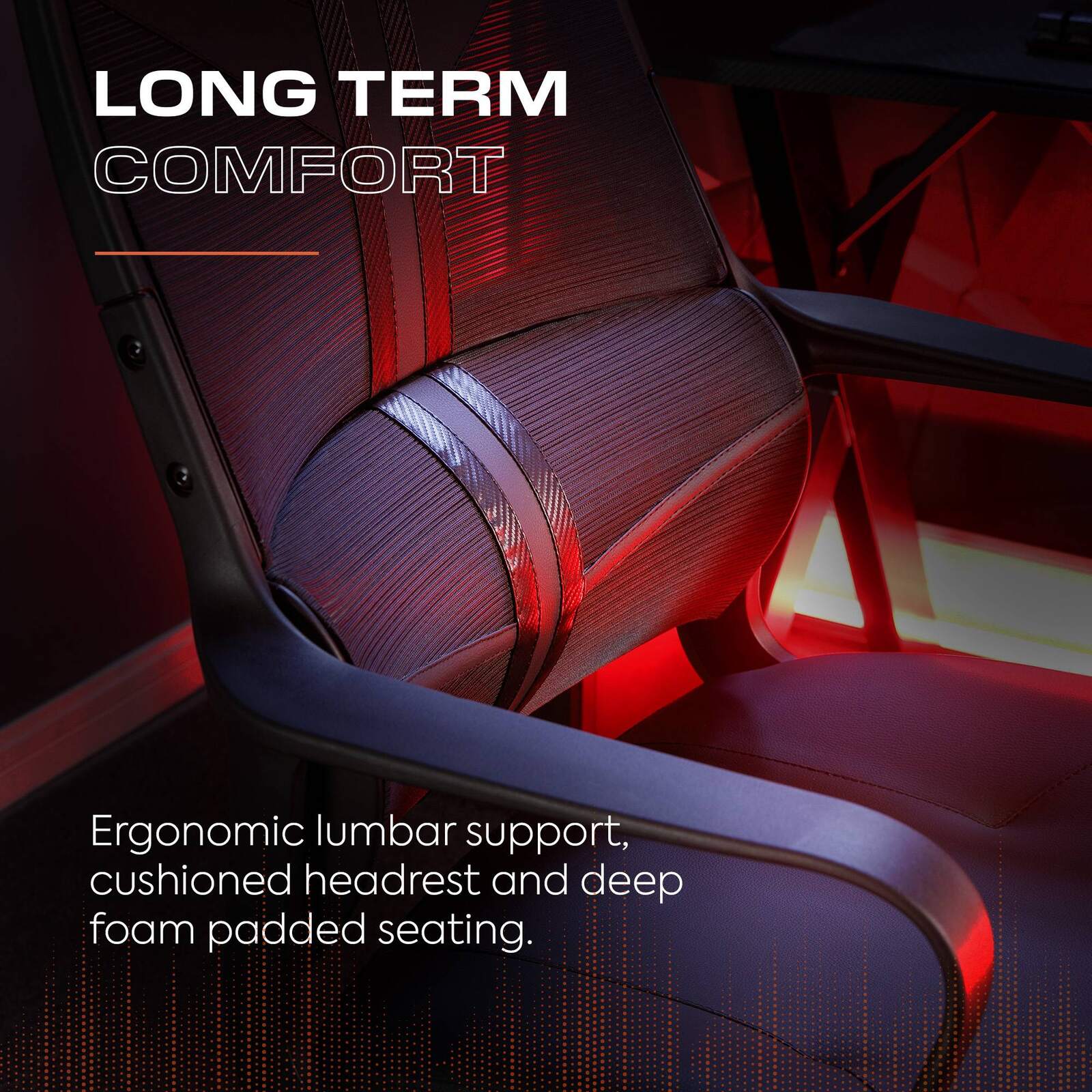 Helix Ergonomic PC Office Mesh Gaming Chair - Black