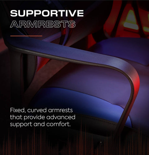 Helix Ergonomic PC Office Mesh Gaming Chair - Black / Blue