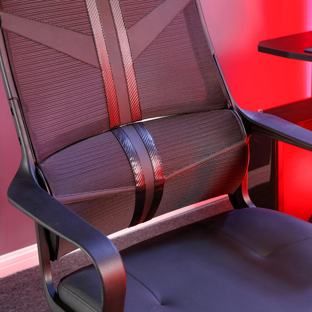 Helix Chair Gaming Chairs | X Rocker Helix Office PC Gaming Mesh Chair - BLACK