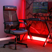 Helix Office PC Gaming Mesh Chair - Black