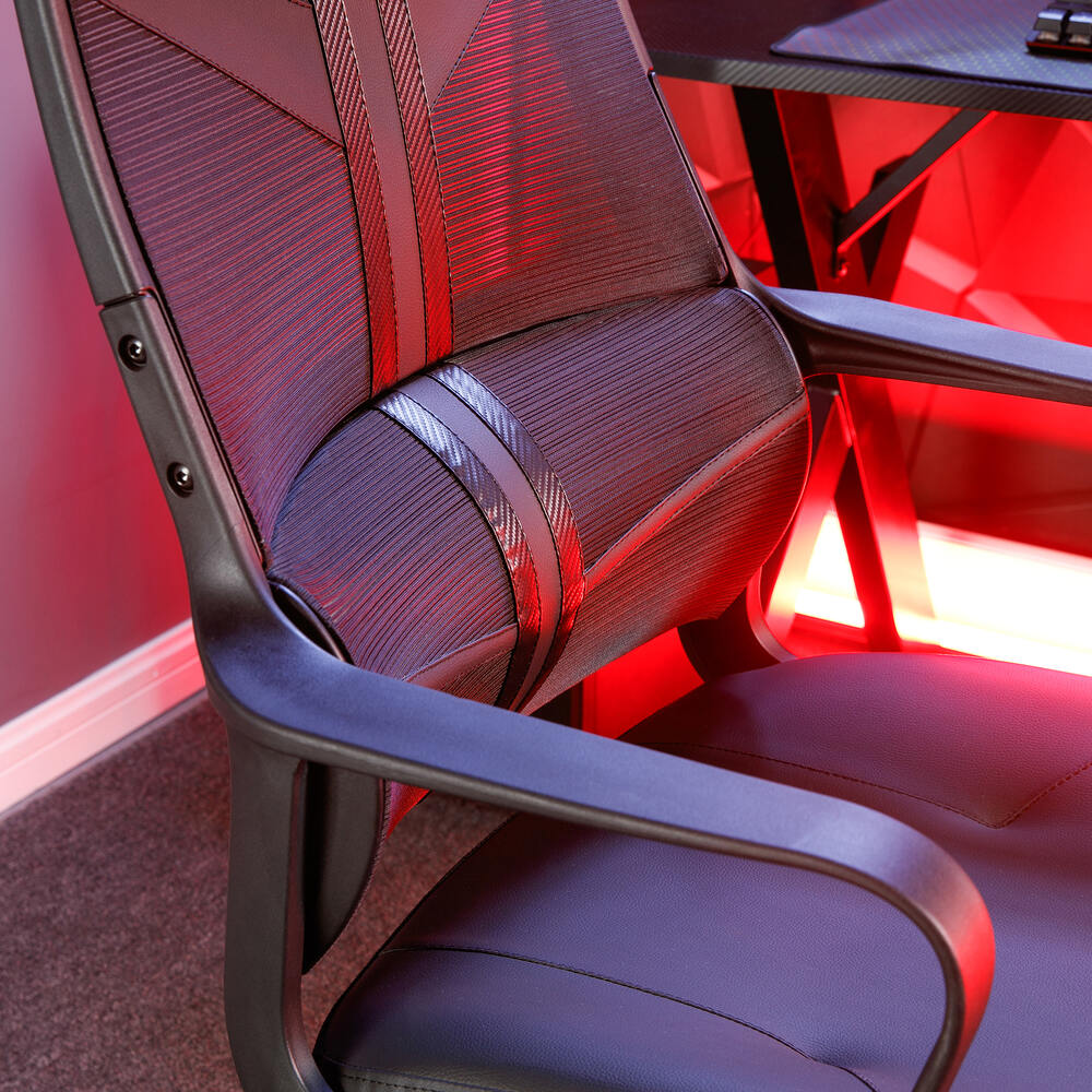 Helix Chair Gaming Chairs | X Rocker Helix Office PC Gaming Mesh Chair - BLACK