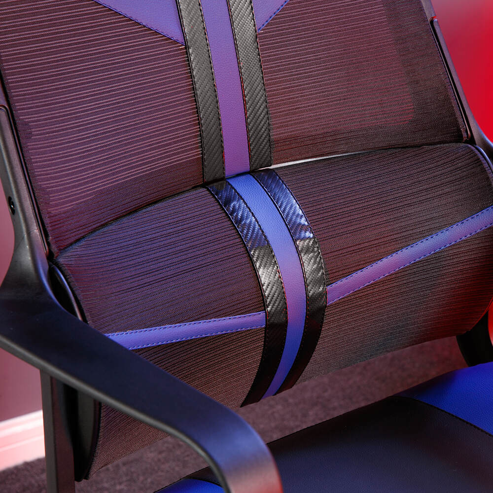 Helix Chair Gaming Chairs | X Rocker Helix Office PC Gaming Mesh Chair - BLUE
