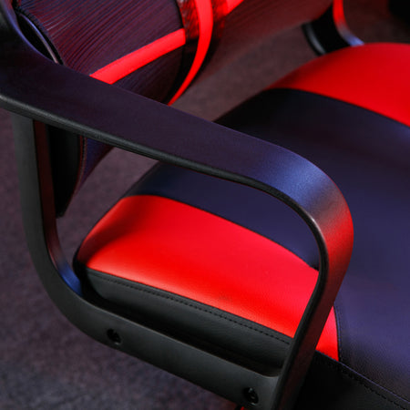 Helix Office PC Gaming Mesh Chair - Red