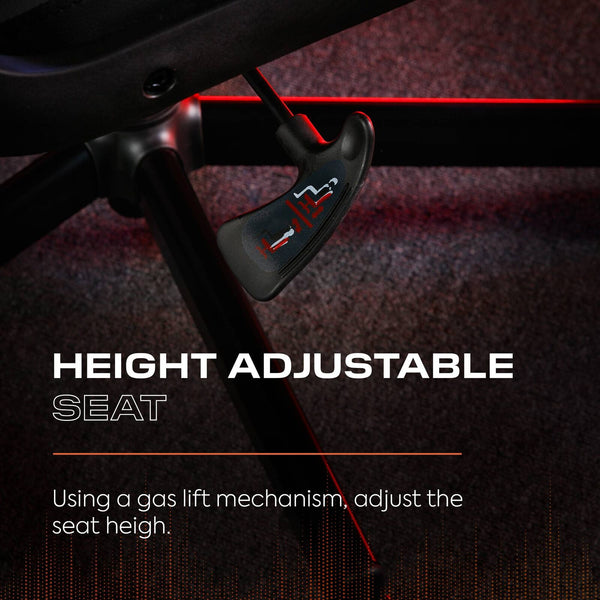 Helix Ergonomic PC Office Mesh Gaming Chair - Black / Red