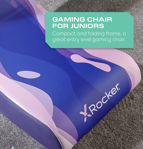 Video Rocker Gaming Chair for Kids - Lava Pink