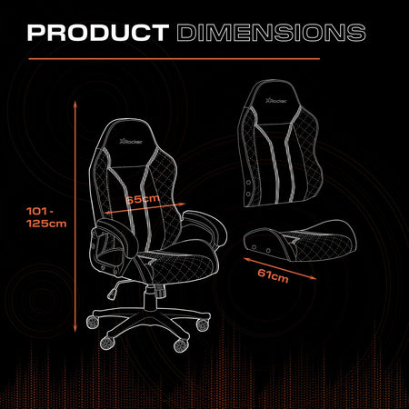 Maelstrom Faux Leather Office Gaming Chair