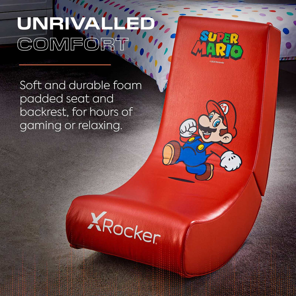 Official Super Mario™ Video Rocker Gaming Chair - Mario - Joy Edition