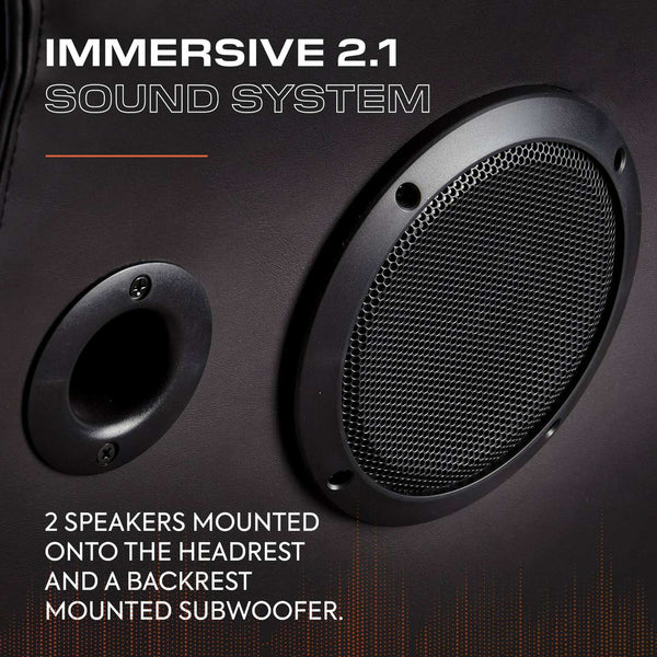 Officially Licensed Marvel™ Elite 2.1 Audio Console Gaming Chair - Black Panther