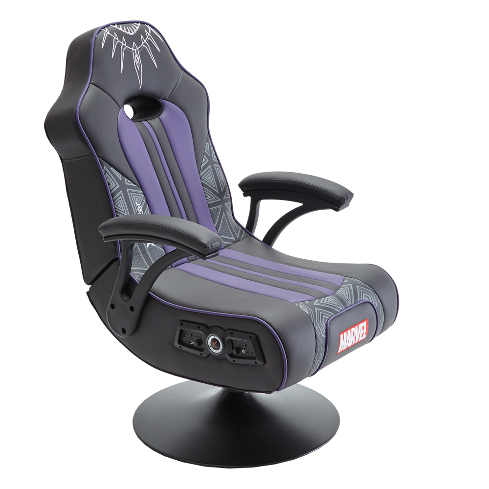 Officially Licensed Marvel™ Elite 2.1 Audio Console Gaming Chair - Black Panther