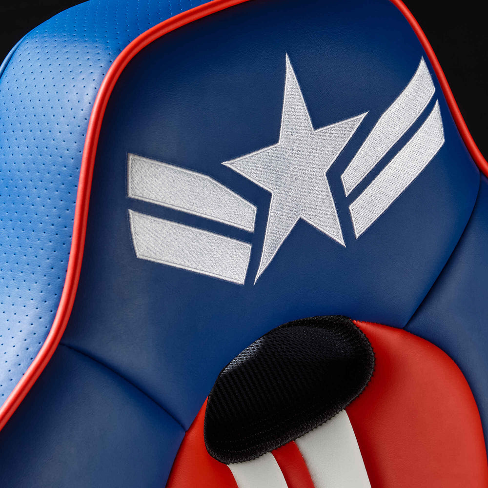 Official Marvel™ 2.1 Audio Gaming Chair - Captain America - Elite Edition