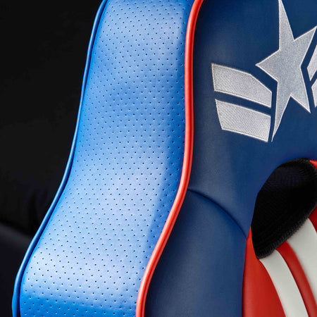 Official Marvel™ 2.1 Audio Gaming Chair - Captain America - Elite Edition