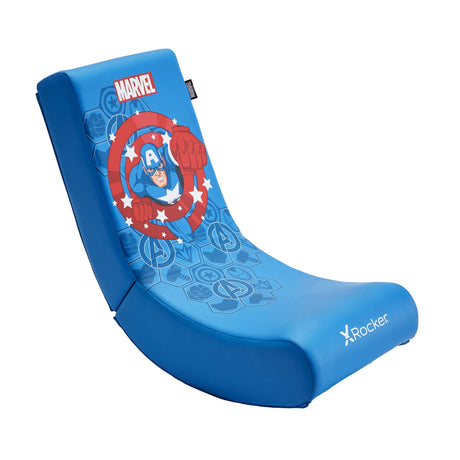 Officially Licensed Marvel™ Hero Video Rocker Gaming Chair for Kids - Captain America
