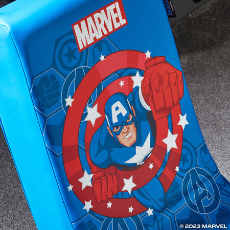 Official Marvel™ Video Rocker Gaming Chair - Captain America - Hero Edition