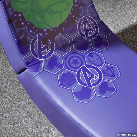Officially Licensed Marvel™ Hero Video Rocker Gaming Chair for Kids - Hulk