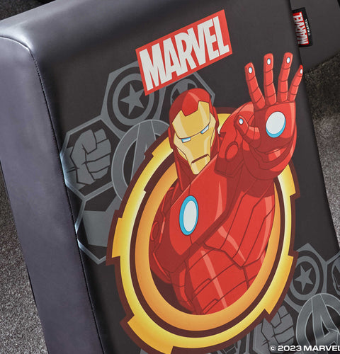 Officially Licensed Marvel™ Hero Video Rocker Gaming Chair for Kids - Ironman