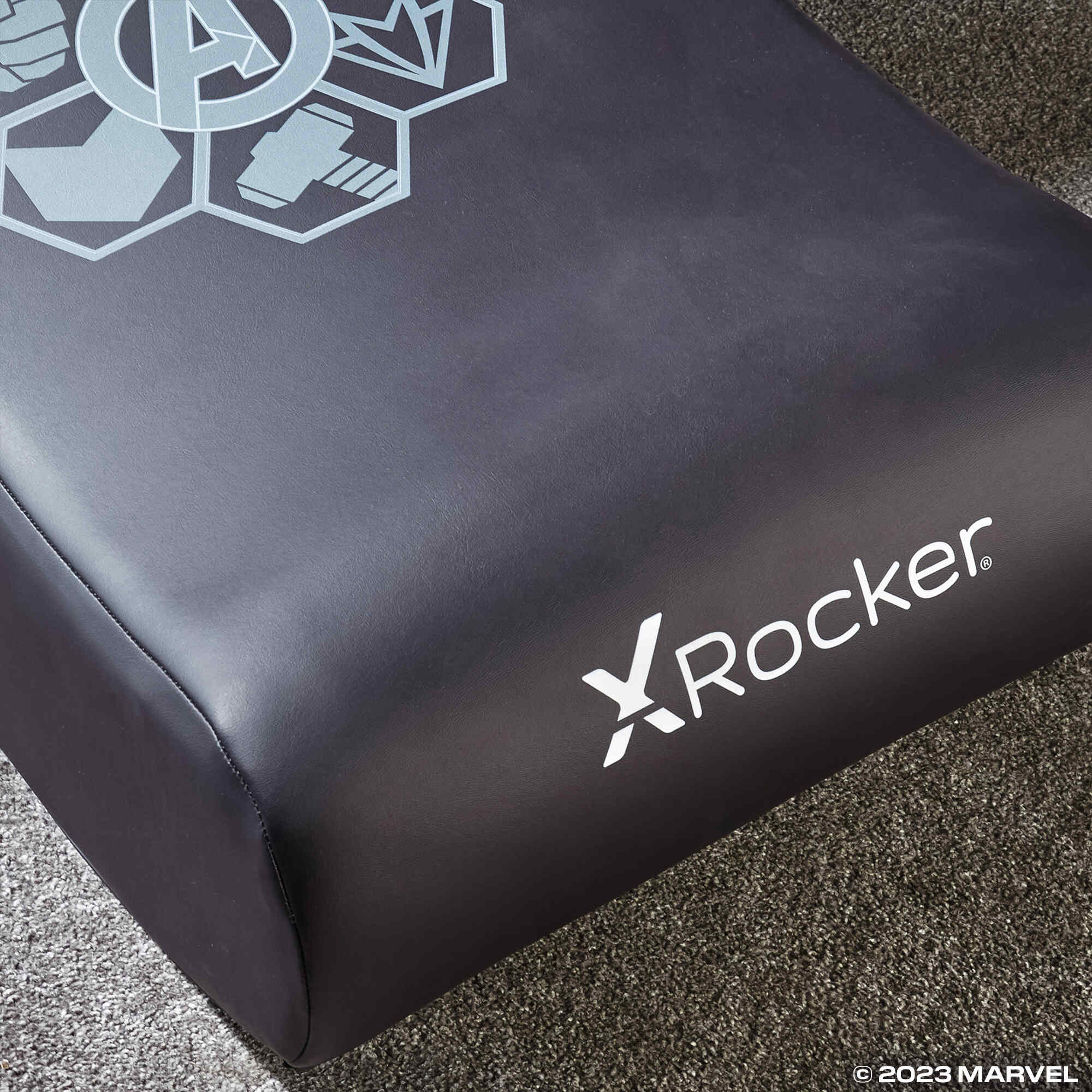 Officially Licensed Marvel™ Hero Video Rocker Gaming Chair for Kids - Ironman