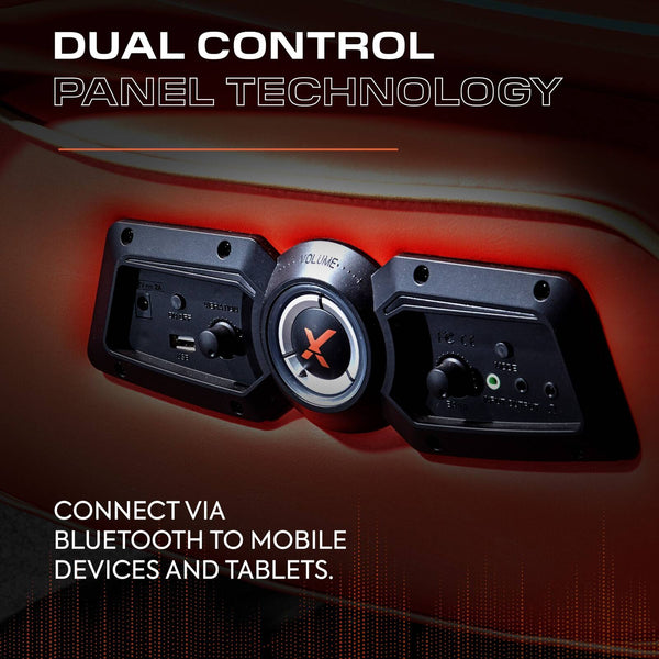 Officially Licensed Marvel™ Elite 2.1 Audio Console Gaming Chair - Iron Man