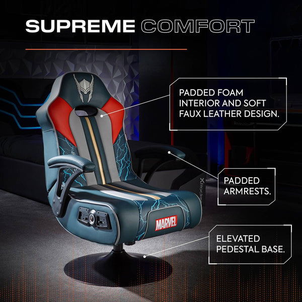 Officially Licensed Marvel™ Elite 2.1 Audio Console Gaming Chair - Thor