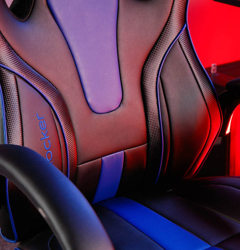 Maverick Ergonomic PC Office Gaming Chair - Black / Blue