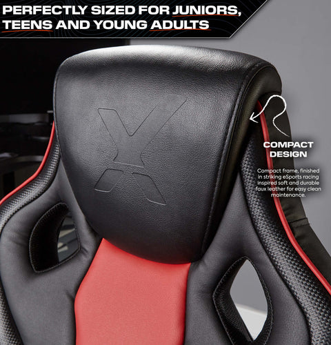 Maverick Ergonomic PC Office Gaming Chair - Black / Red