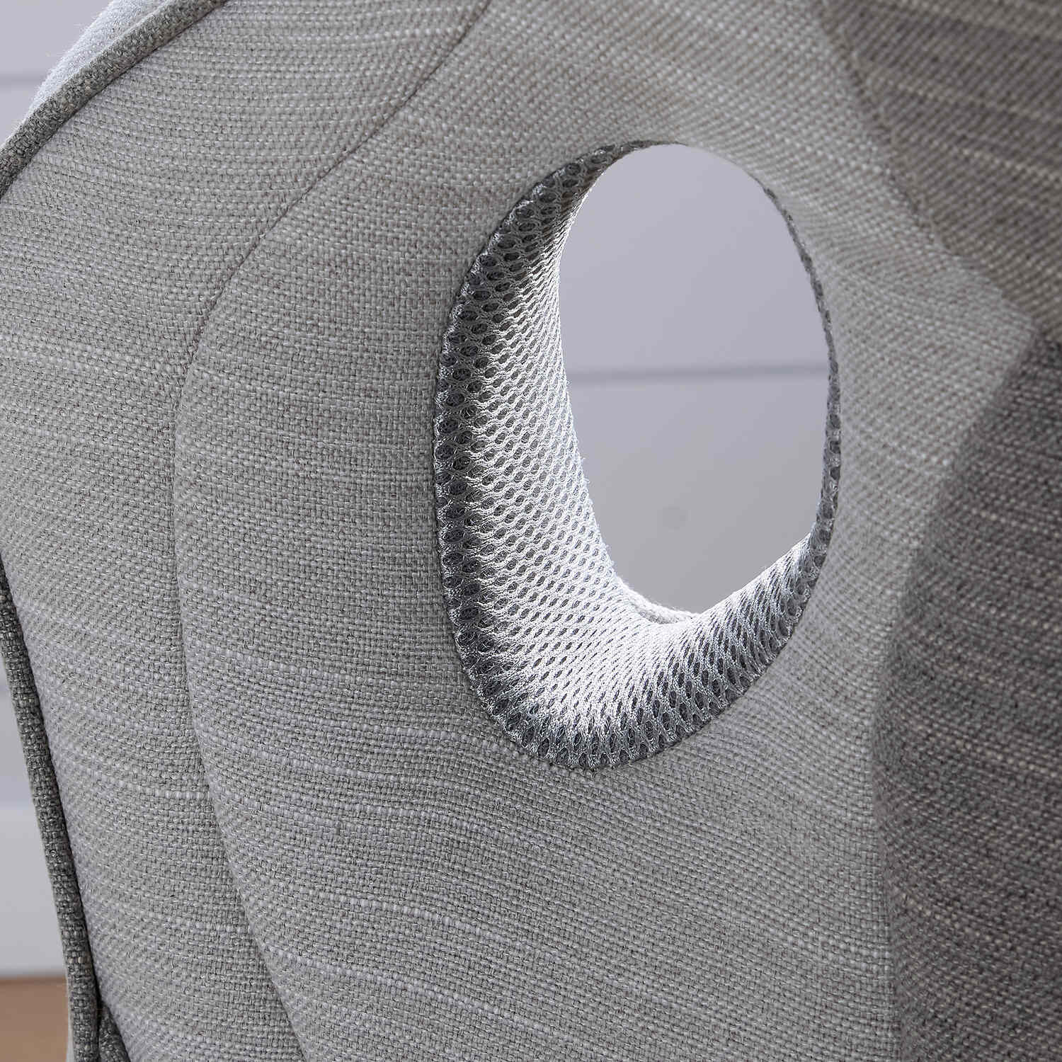 Maverick Ergonomic Fabric PC Office Gaming Chair - Grey / Taupe