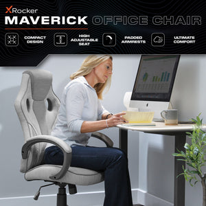 Maverick Fabric Office Gaming Chair - Natural Taupe