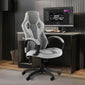 Maverick Ergonomic Fabric PC Office Gaming Chair - Grey / Taupe