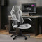 Maverick Ergonomic Fabric PC Office Gaming Chair - Grey / Taupe