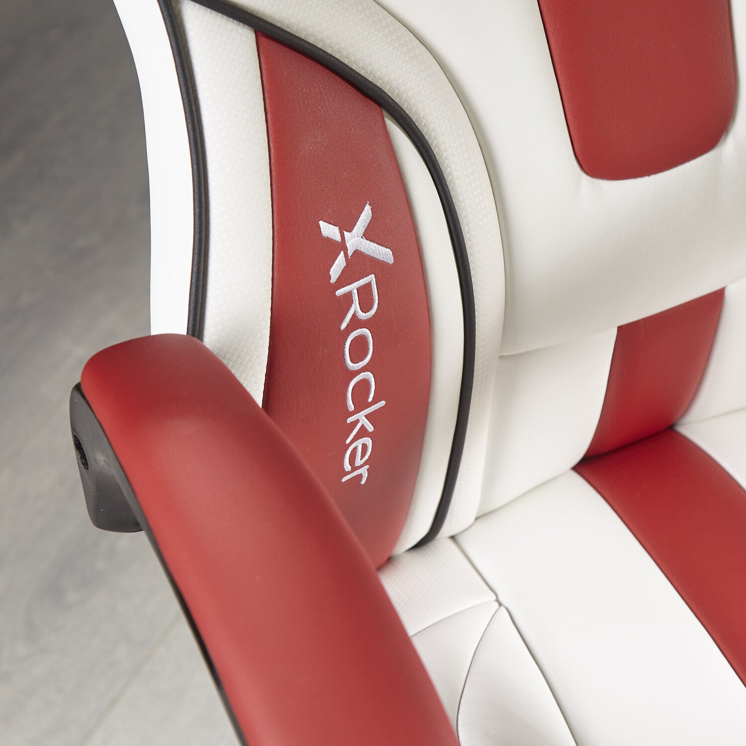 Maverick Ergonomic PC Office Gaming Chair - White / Red