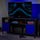 Mesh-Tek Media TV Unit - Black / Blue