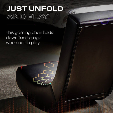 Video Rocker Folding Gaming Chair - Neo Hex