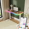 Oka LED Office Desk with Wireless Charging - Oak RGB (2 Sizes)