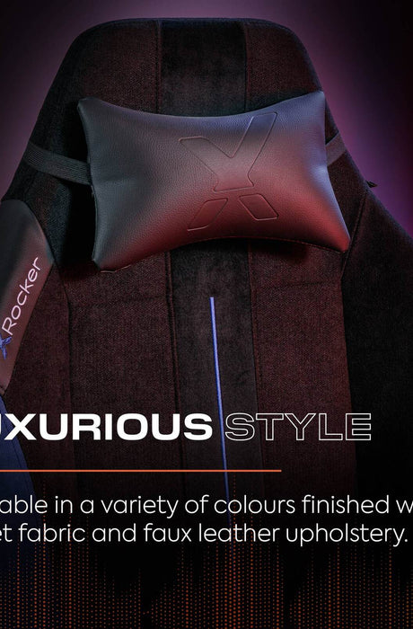 Onyx Ergonomic PC Office Gaming Chair - Fabric Black / Blue