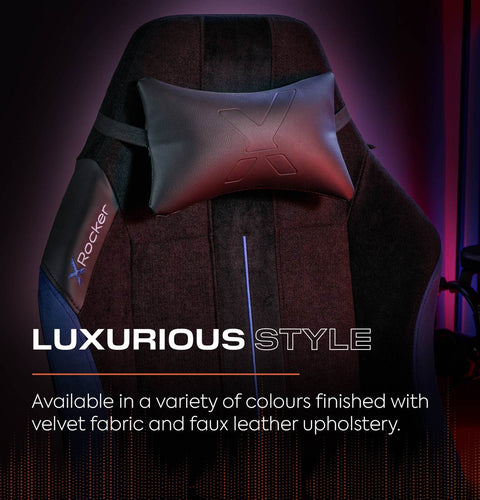 Onyx Ergonomic PC Office Gaming Chair - Fabric Black / Blue