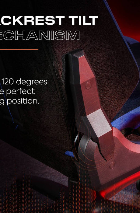 Onyx Ergonomic PC Office Gaming Chair - Fabric Black / Blue