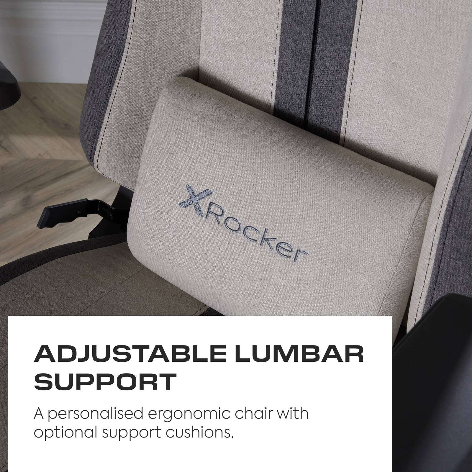 Onyx Ergonomic PC Office Gaming Chair - Fabric Slate Grey