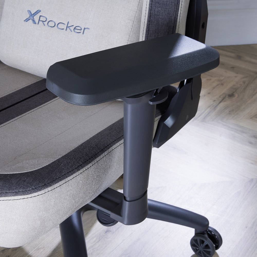 Onyx Fabric Office Gaming Chair - Stone / Slate Grey