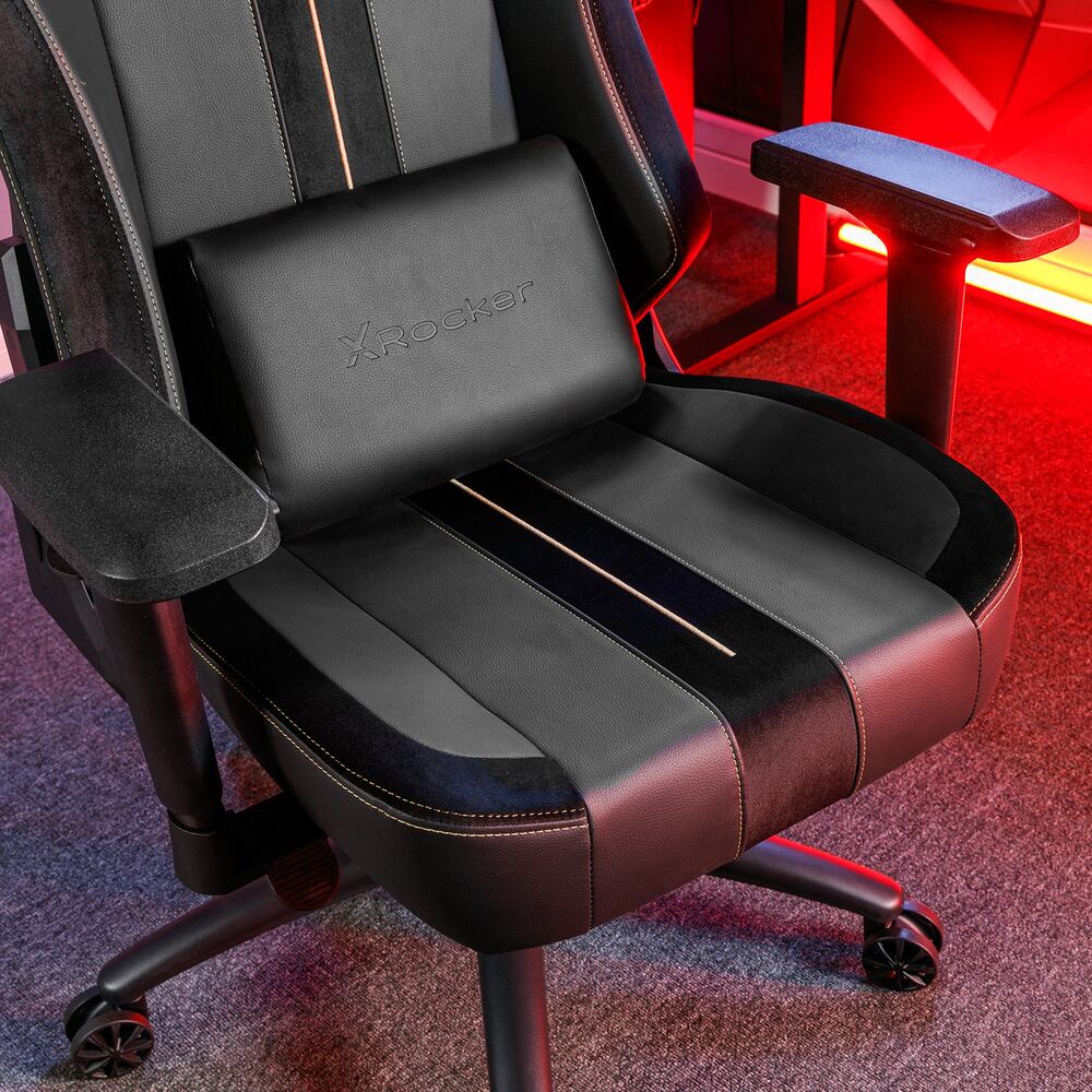 Onyx PC Office Ergonomic Gaming Chair - Black / Gold