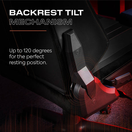 Onyx Ergonomic PC Office Gaming Chair - Fabric Black / Gold