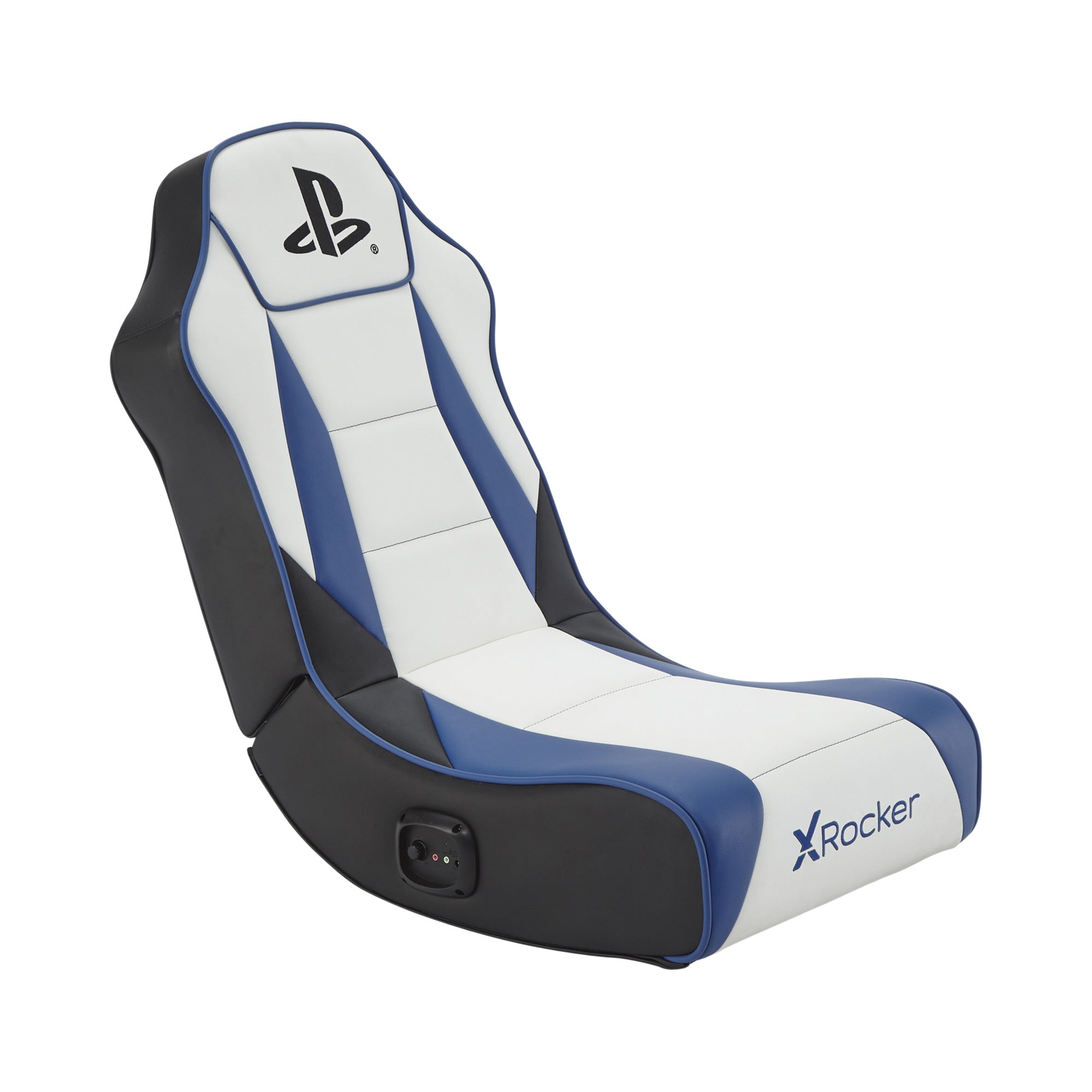 Officially Licensed Playstation™ Geist 2.0 Audio Gaming Chair for Kids - White