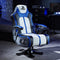 Officially Licensed Playstation™ Legend 2.1 Audio Console Gaming Chair - White / Blue