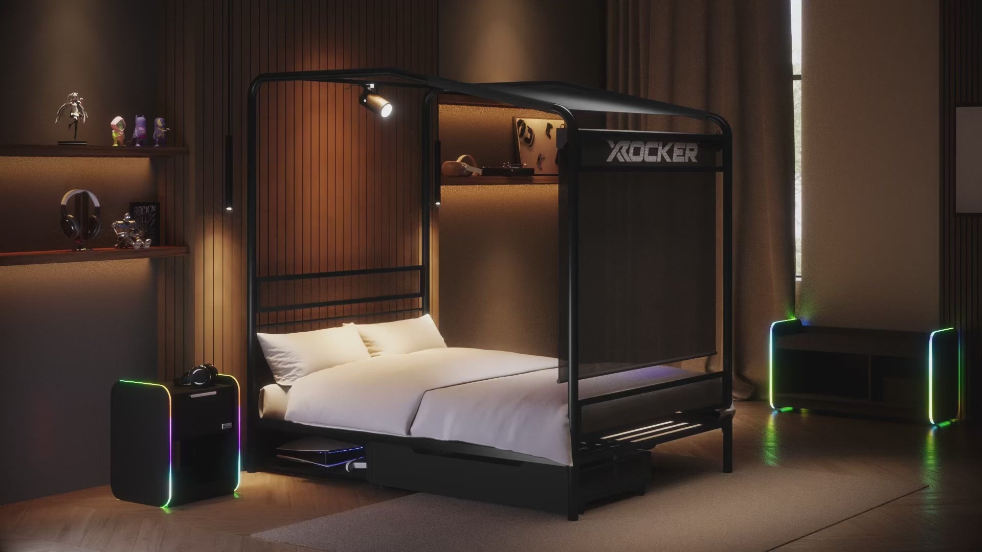 Video showcasing all of the features of the Skyline Projector Bed