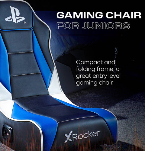 Officially Licensed Playstation™ Geist 2.0 Audio Gaming Chair for Kids - Black