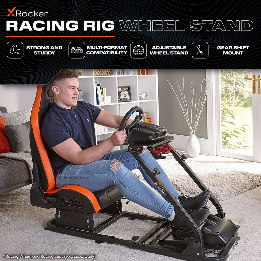 XR Racing Rig Wheel Stand - Black