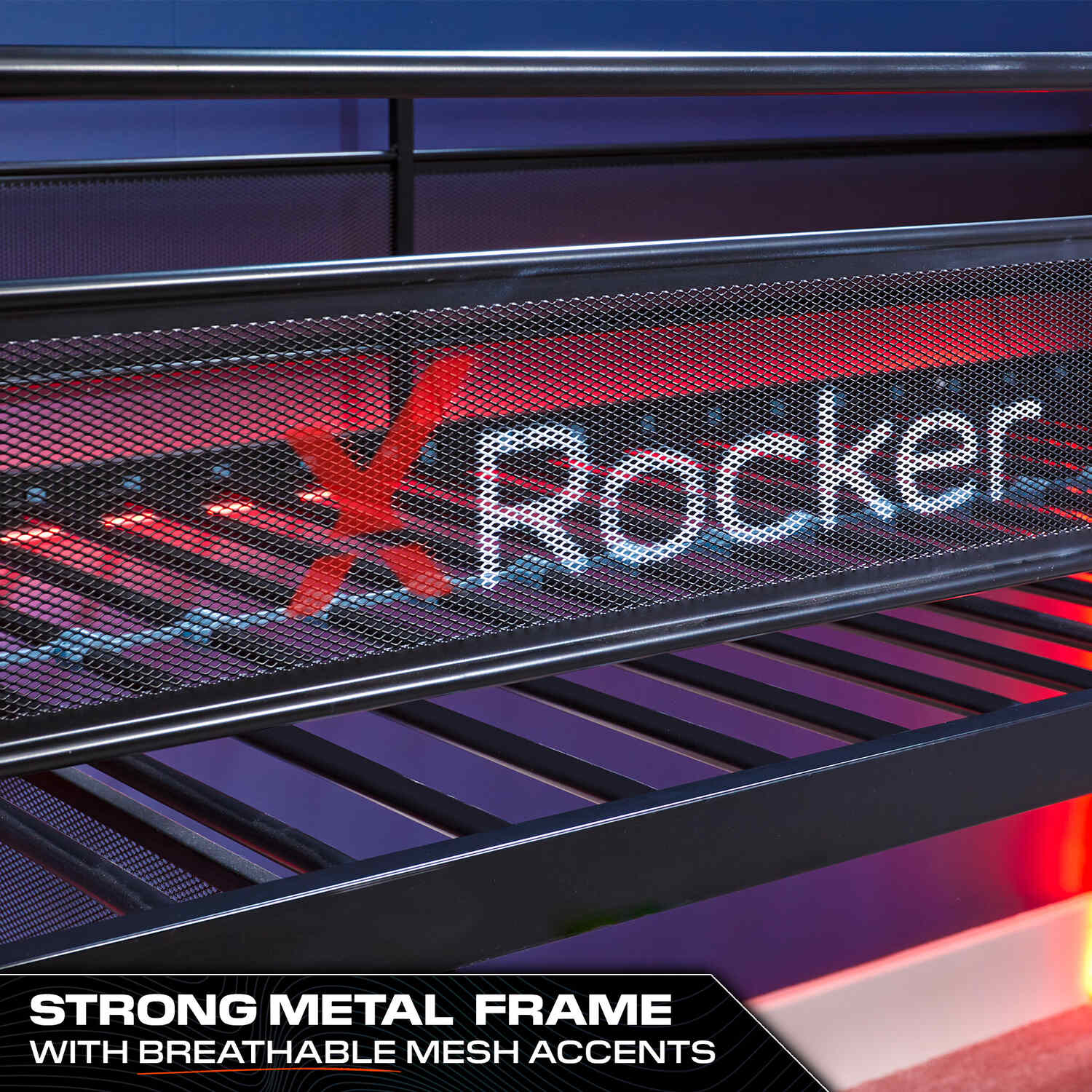 Sanctum Mid Sleeper Gaming Bunk Bed with Desk - Black